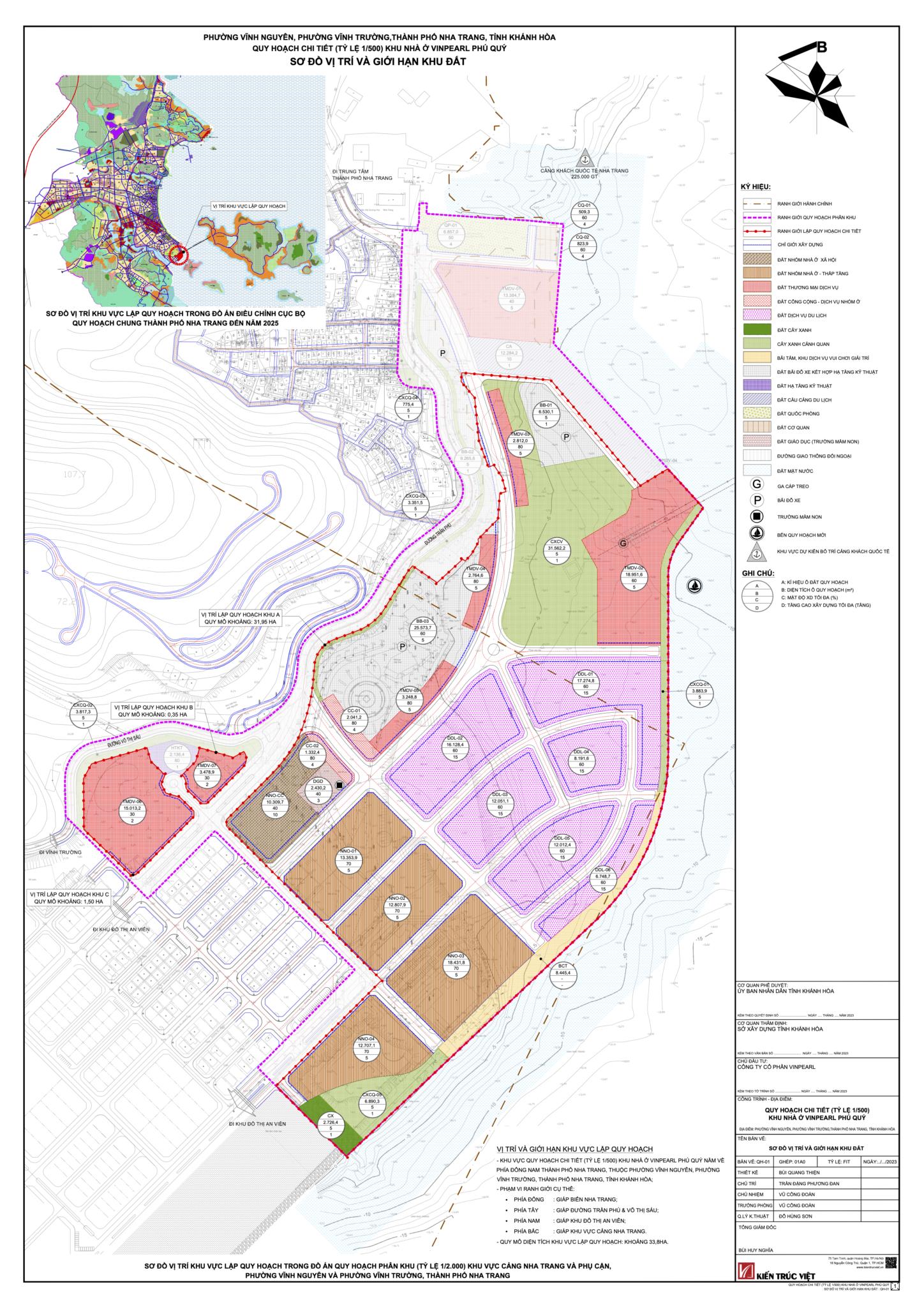Quy hoạch Tổng Thể Dự án Vinpearl Phú Quý